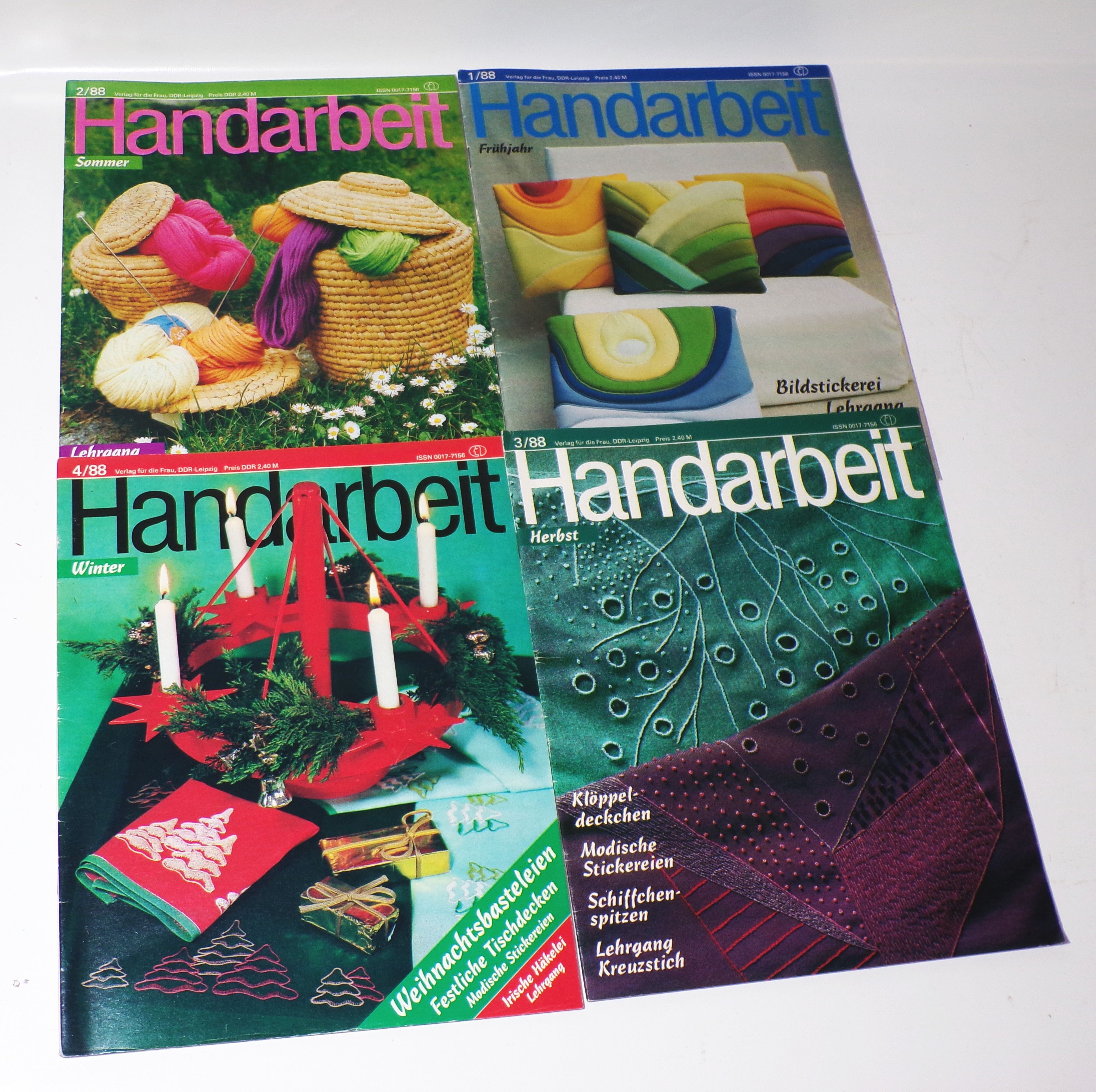 DDR Zeitschrift Die Handarbeit 1988 kompletter Jahrgang 
