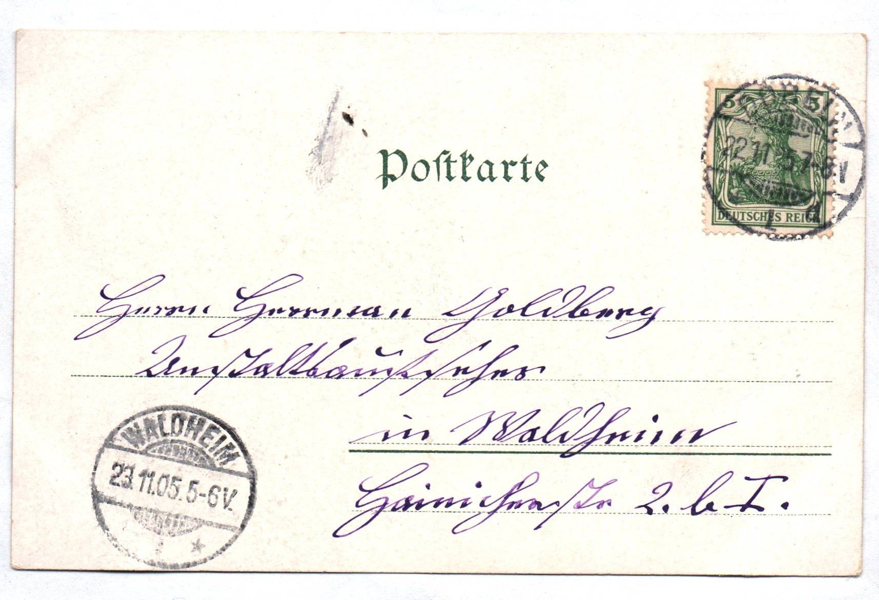AK Döbeln Muldenterasse 1905