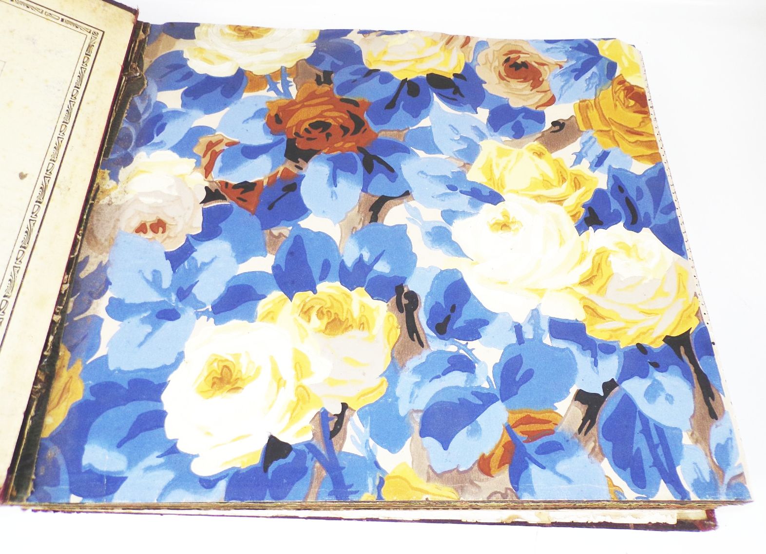 Altes Tapeten Musterbuch Schlote Dresden 1921 Altes Tapeten Musterbuch Schlote Dresden 1921