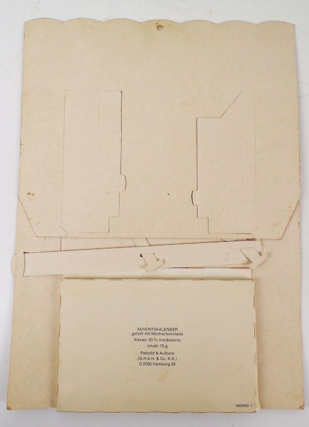 Alter Pea Adventskalender Walt Disney Donald Duck Micky Maus 3 D Vintage 