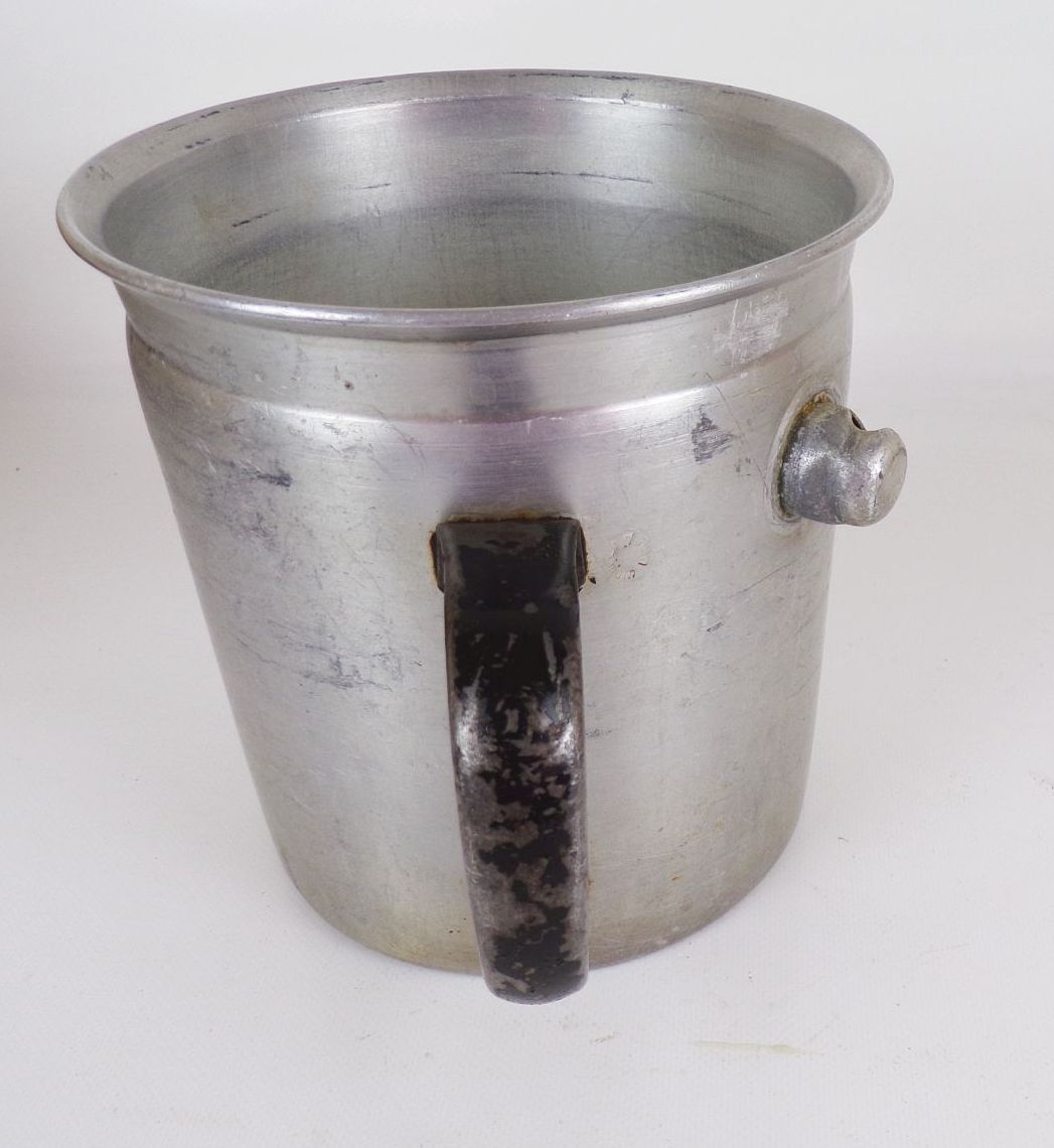 Alter Milchtopf Aluminium Pflanzgefäß Deko Shabby Vintage Alter Milchtopf Aluminium Pflanzgefäß Deko Shabby Vintage