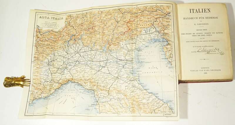 Ober Italien Handbuch für Reisende Baedeker 1886 Reiseführer