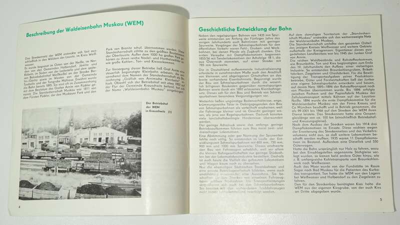 Wald Eisenbahn Muskau 1896 bis 1977 Reichsbahn 