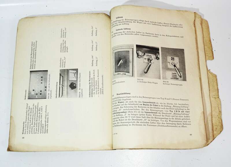 DV 982 Dienstvorschrift Bedienung technischer Einrichtungen Reisezugwagen