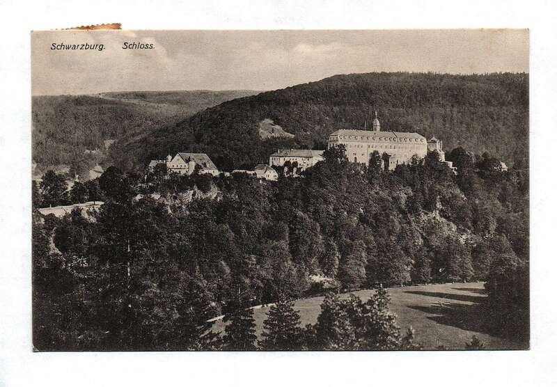 Ak Schwarzburg Schloss Thüringen 1910