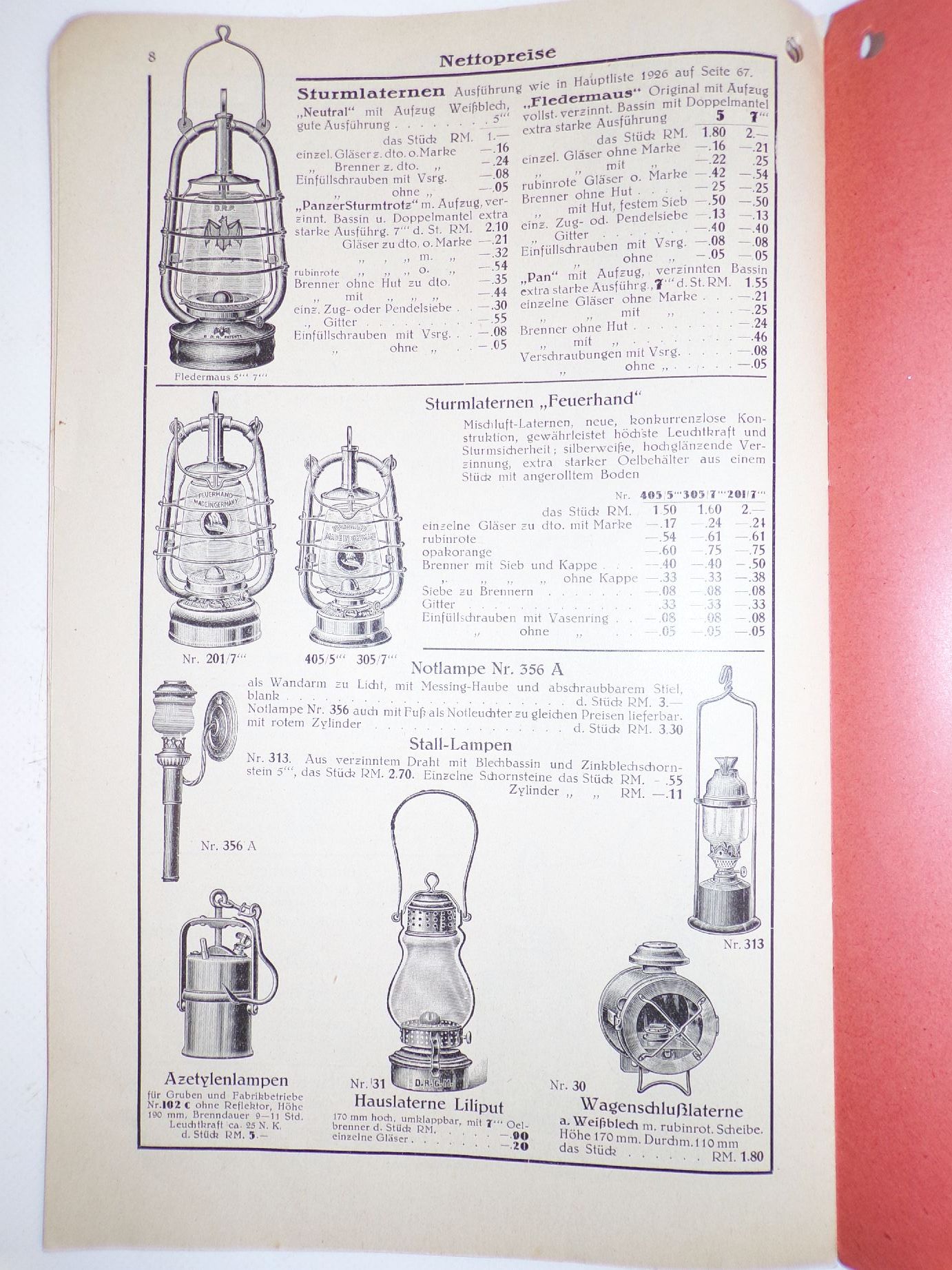 2 x Katalog Otto Hager Breslau Königsberg Emaille Waren Sturmlaterne Haushaltswaren 1930 2 x Katalog Otto Hager Breslau Königsberg Emaille Waren Sturmlaterne Haushaltswaren 1930