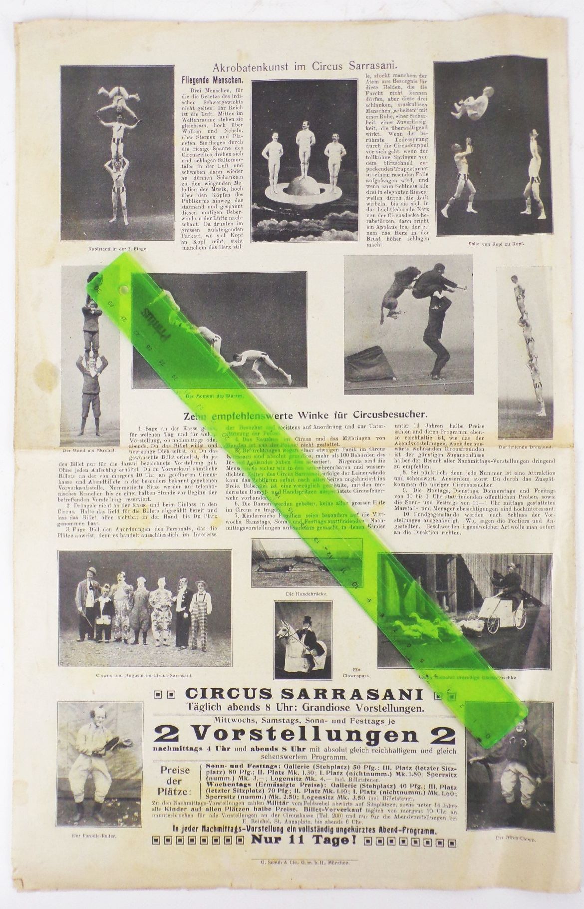 Die Weltschau Sarrasani illustrierte Zeitung Nummer 1 Juni 1910 1 Jahrgang Zirkus