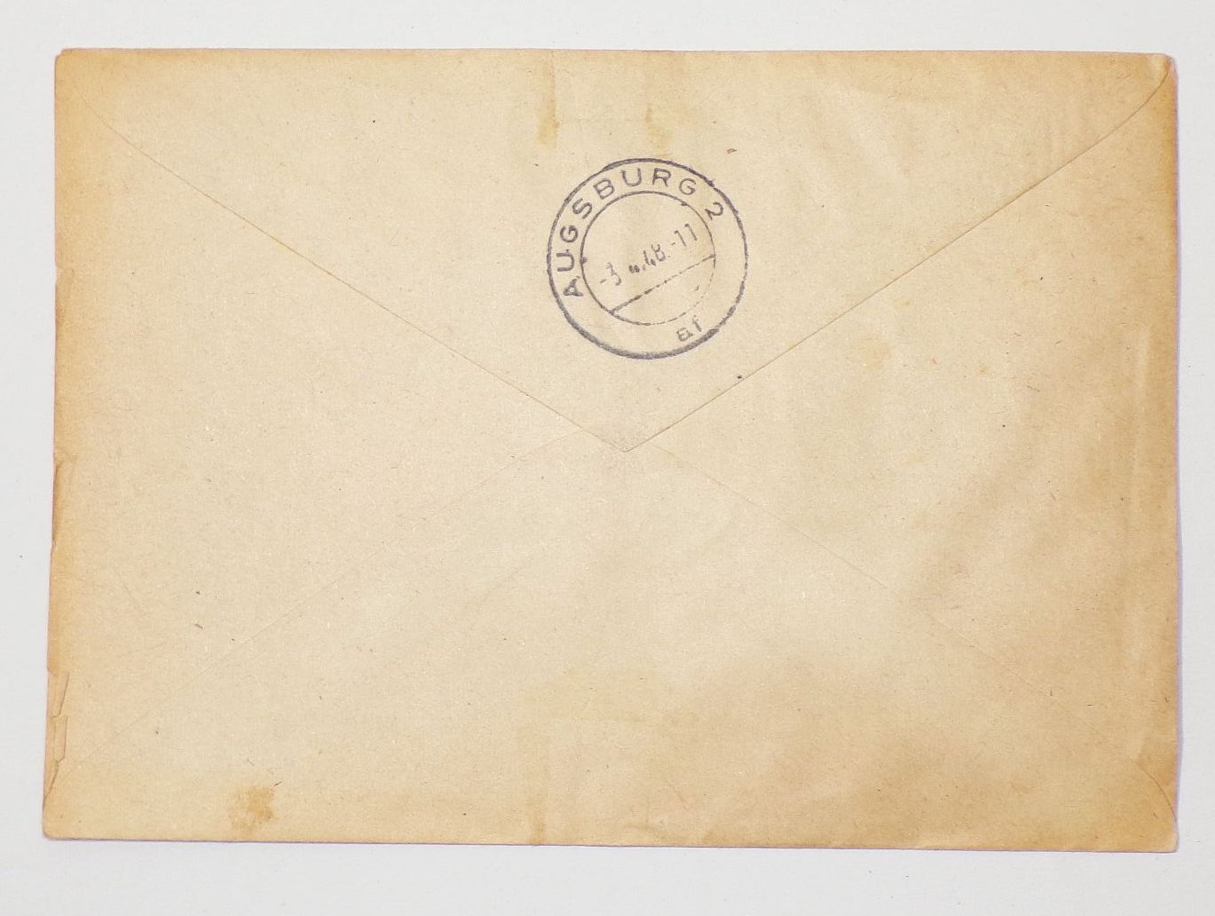 R Brief H Blatt 123 Schwerin Mecklenburg 1948