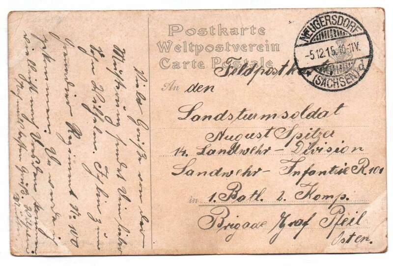 Litho Ak Gruß von der Musterrung Kaiser Wilhelm II 1915