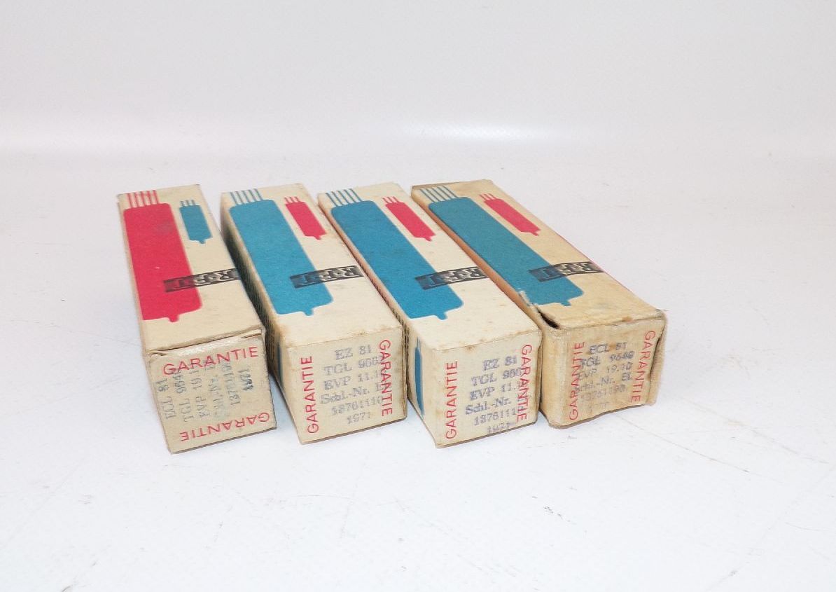 RFT ECL81 und EZ81 Röhren tubes ungeprüft 