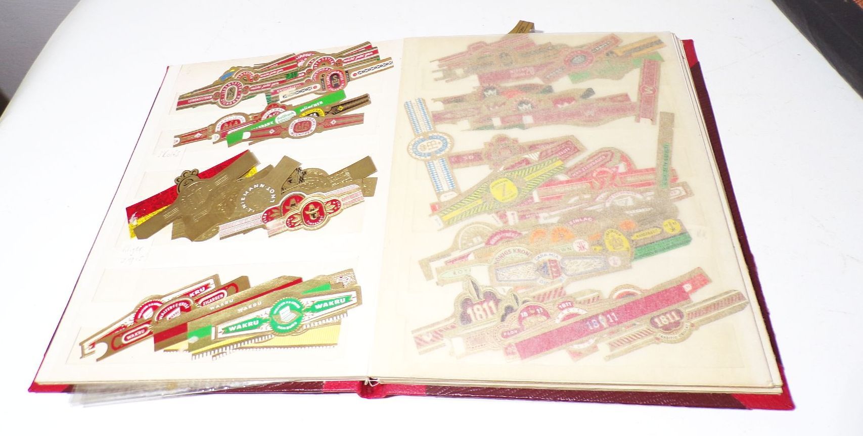 Großes Konvolut Zigarrenbauchbinden Bauchbinden Sammler Nachlass