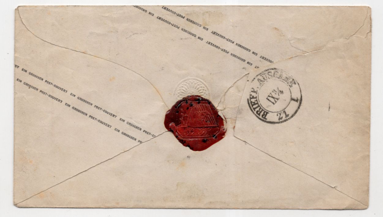 Ganzsache Brief Norddeutscher Postbezirk Mügeln über Oschatz 1869 Ganzsache Brief Norddeutscher Postbezirk Mügeln über Oschatz 1869