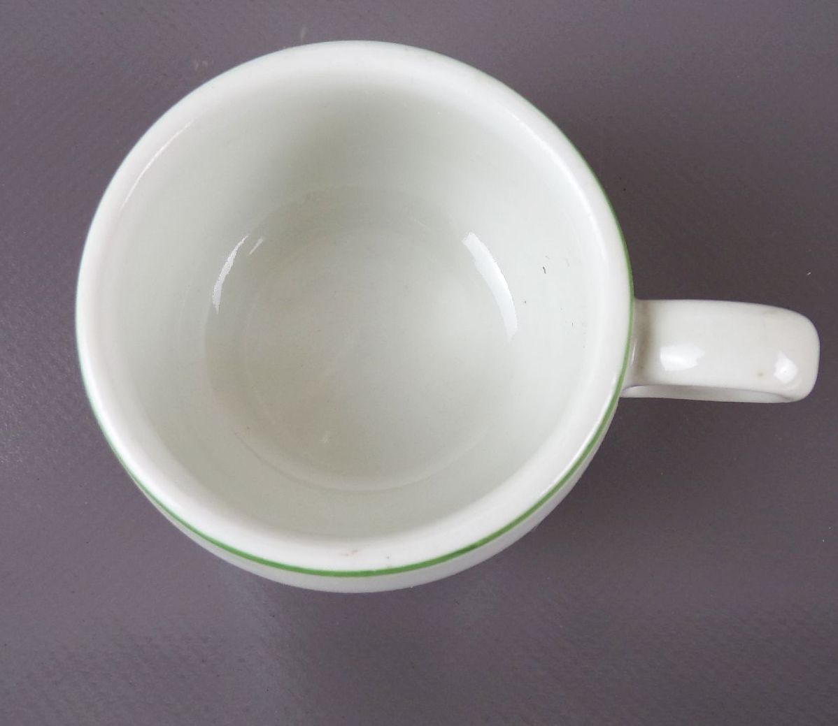 Altes Mitropa Geschirr Tassen Untertassen Kännchen Grün Weiß Mokka Kaffee