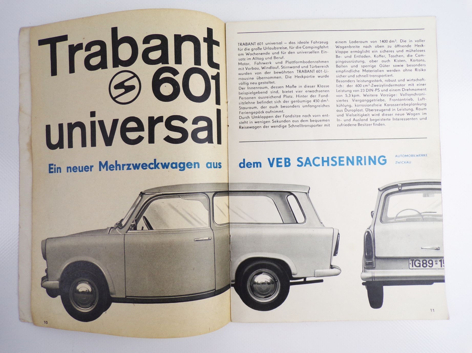 Ifa Mobil Report Leipziger Frühjahrsmesse 1966 DDR Kfz Oldtimer Zeitschrift 