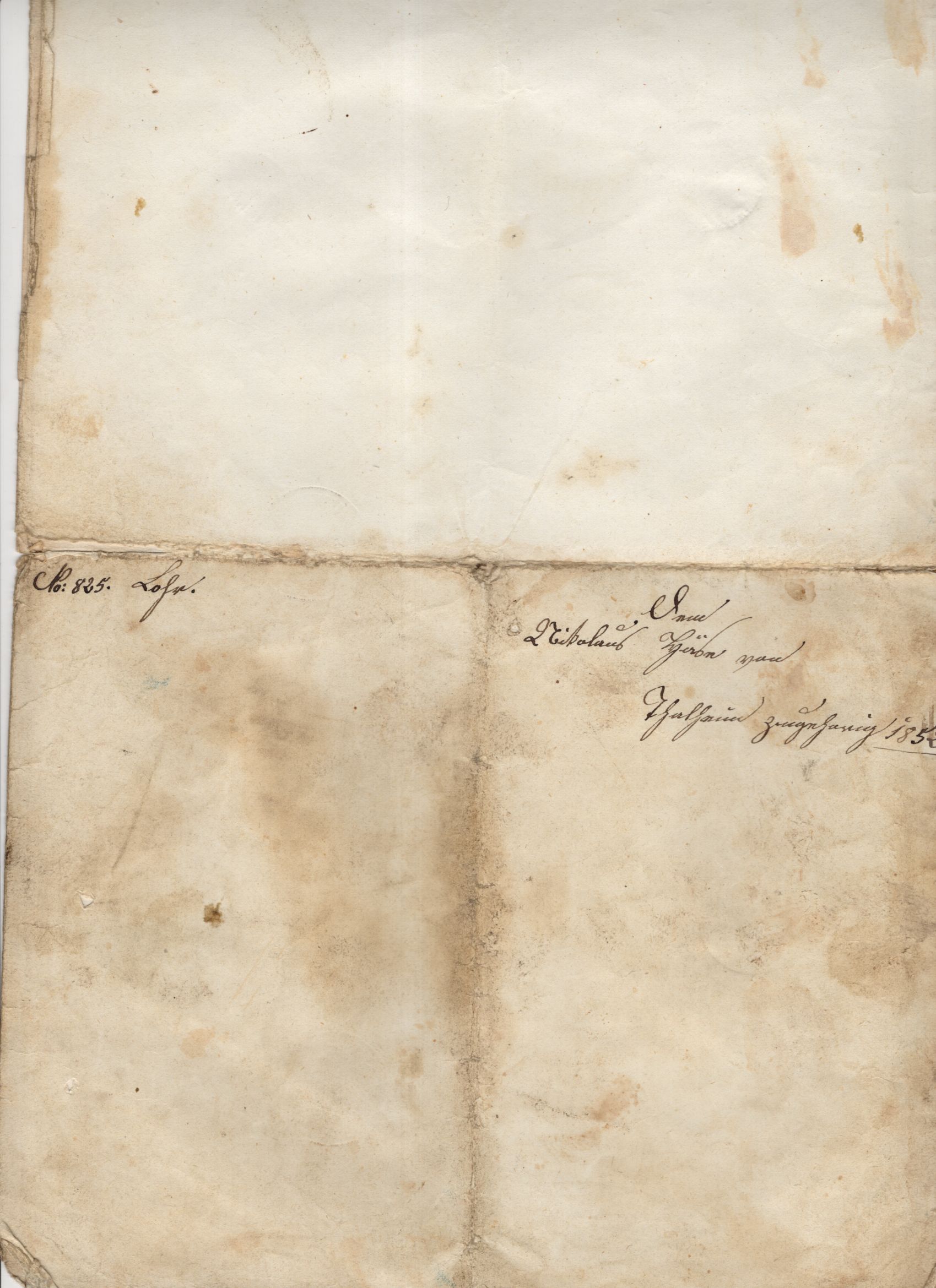 Heimatschein Königreich Preussen 1852 Ausweis Heimatschein Königreich Preussen 1852 Ausweis