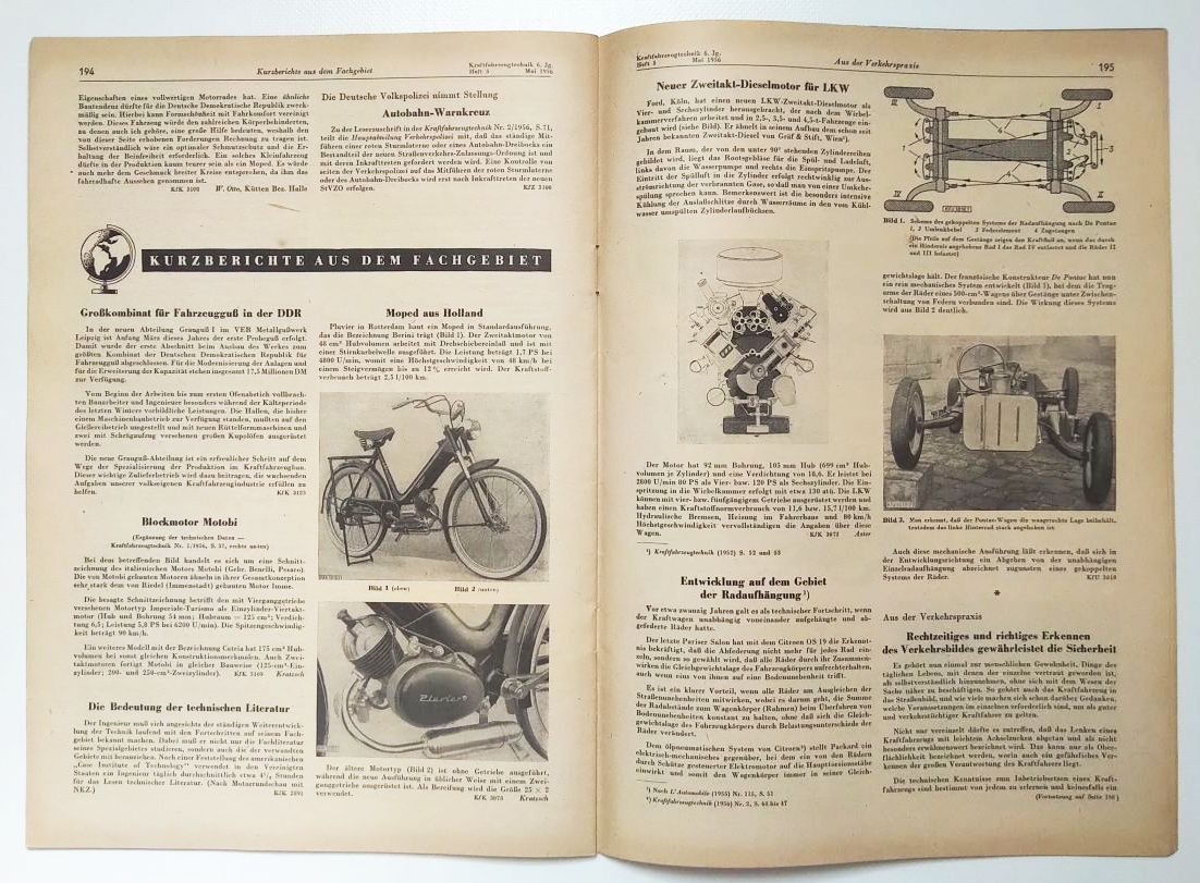 Zeitschrift DDR Kraftfahrzeugtechnik 1956 Nr 5 Kraftfahrzeuge Leipziger Messe Zeitschrift DDR Kraftfahrzeugtechnik 1956 Nr 5 Kraftfahrzeuge Leipziger Messe