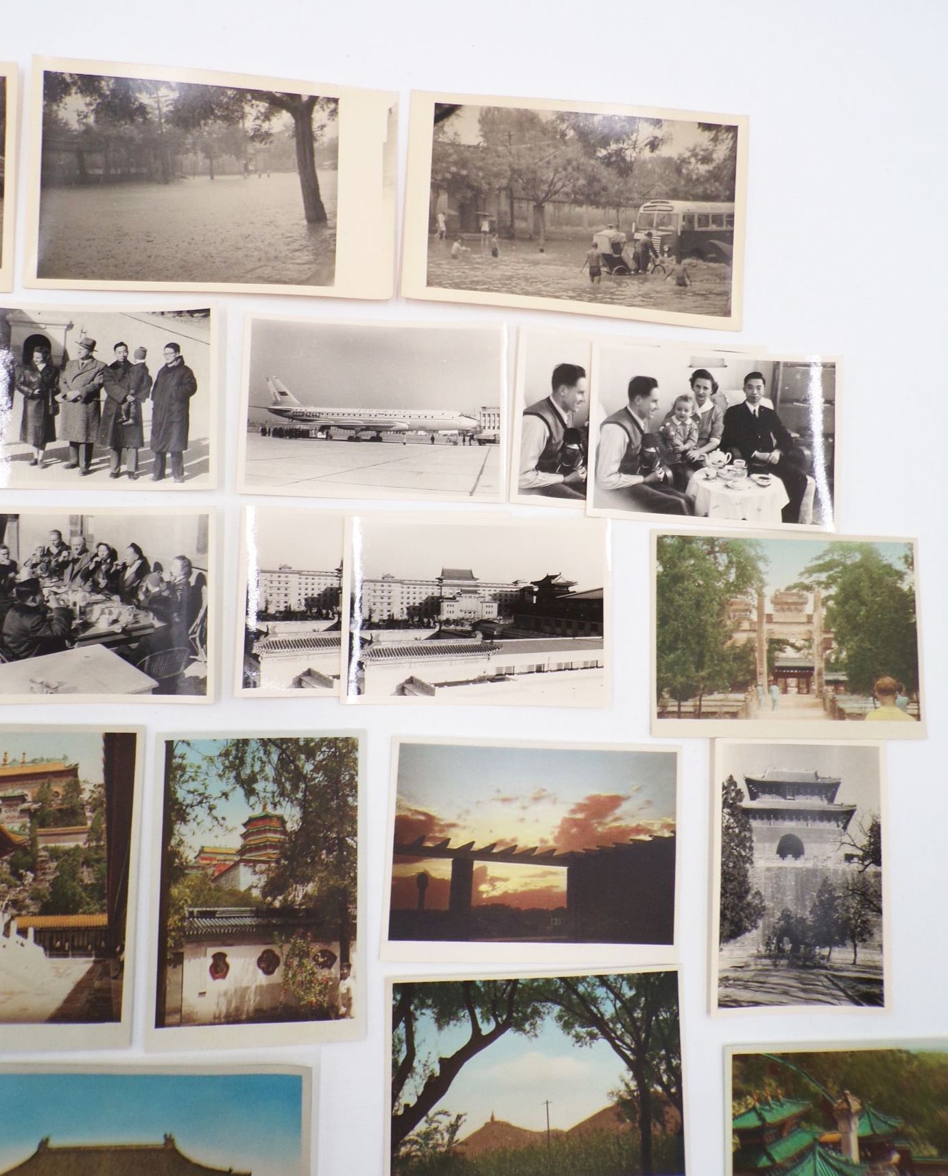 Sammlung China Fotos 1950er Jahre Reise Kultur teilweise in Farbe