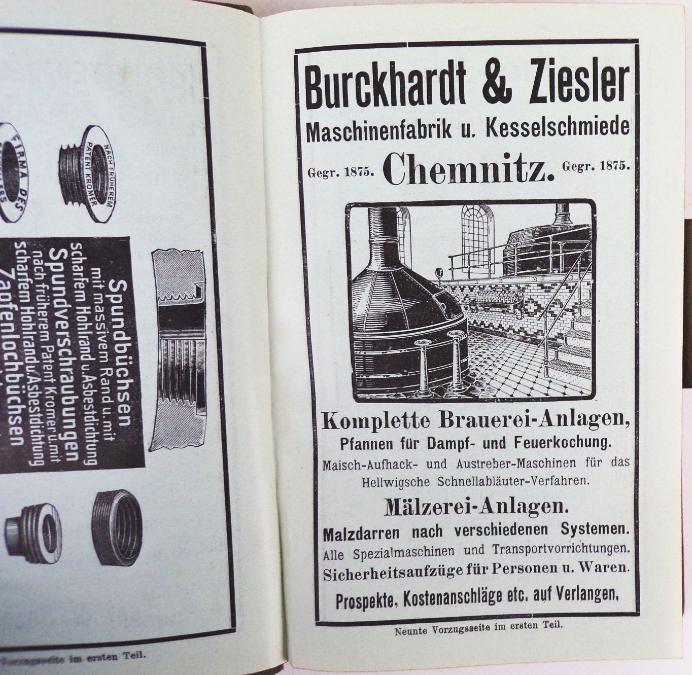Brauer und Mälzer Kalender 1910 Brauer und Mälzer Kalender 1910