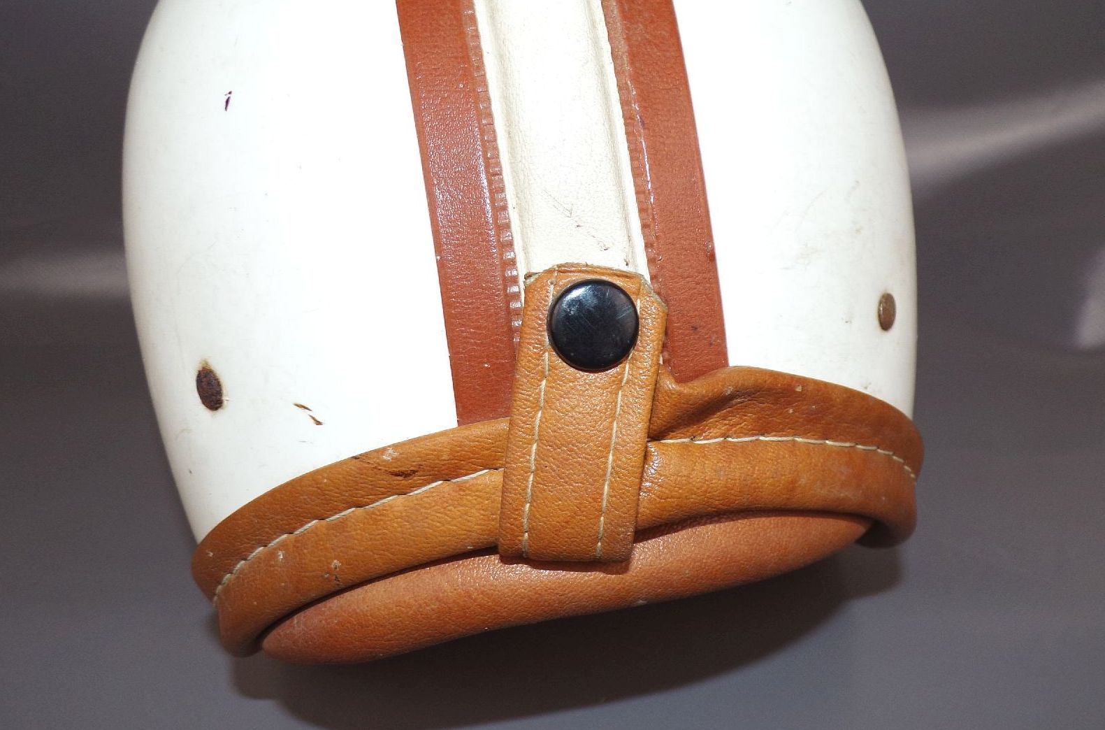 Alter Halbschale Sturzhelm Helm Mopedhelm Größe 56 Oldtimer 