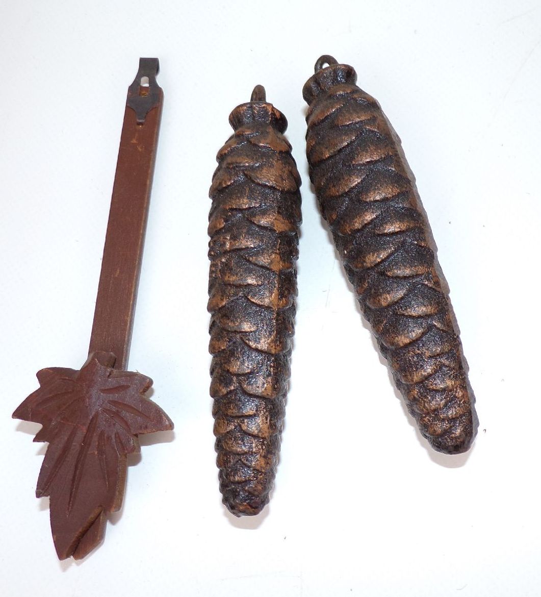 Alte Kuckucksuhr Holz Wanduhr Uhrengewicht Deko