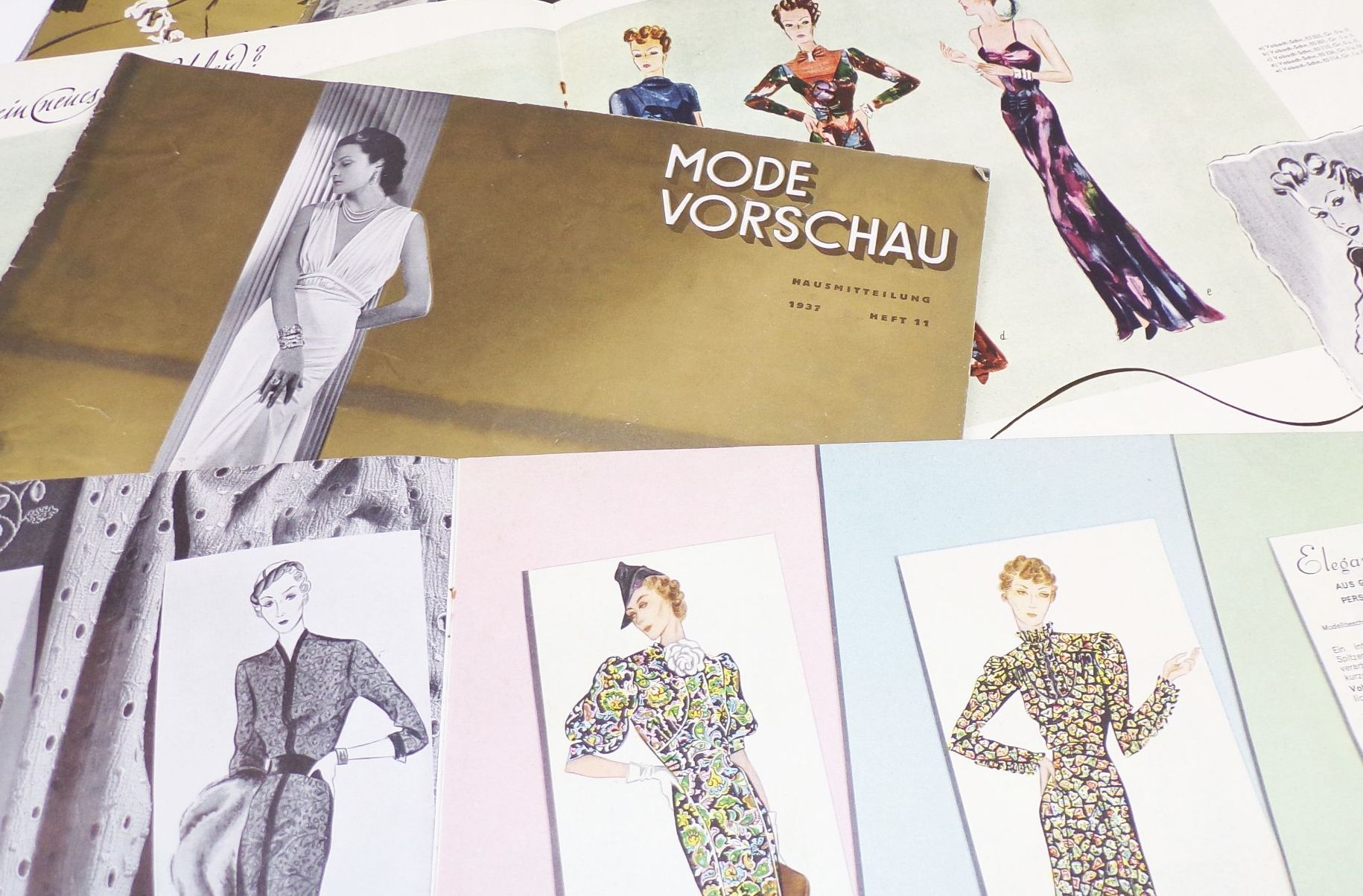 Mode Vorschau Art Deco Modezeitschrift Kaiser Wilsdruffer Straße 7 Dresden