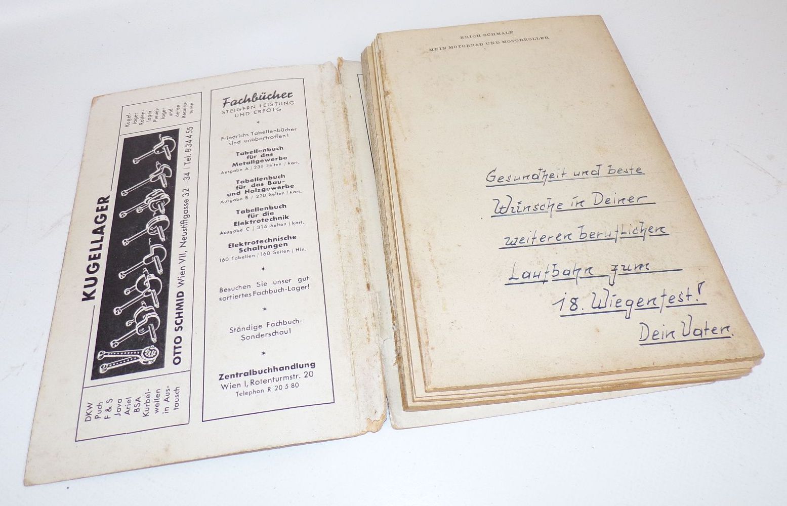 Konvolut Kfz Literatur Bücher Oldtimer Papiere 