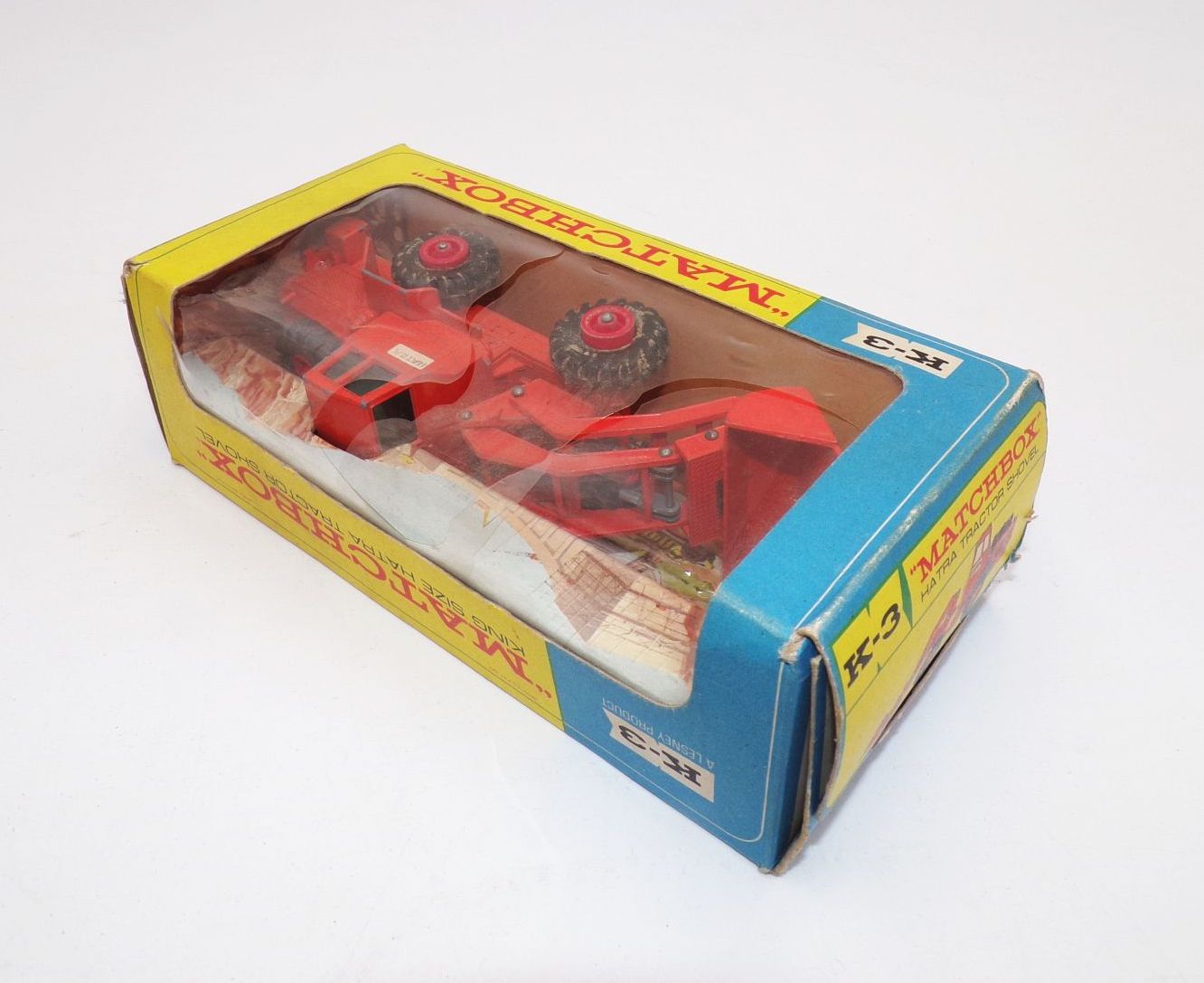 Matchbox K-3 Hatra Tractor Shovel mit Originalkarton