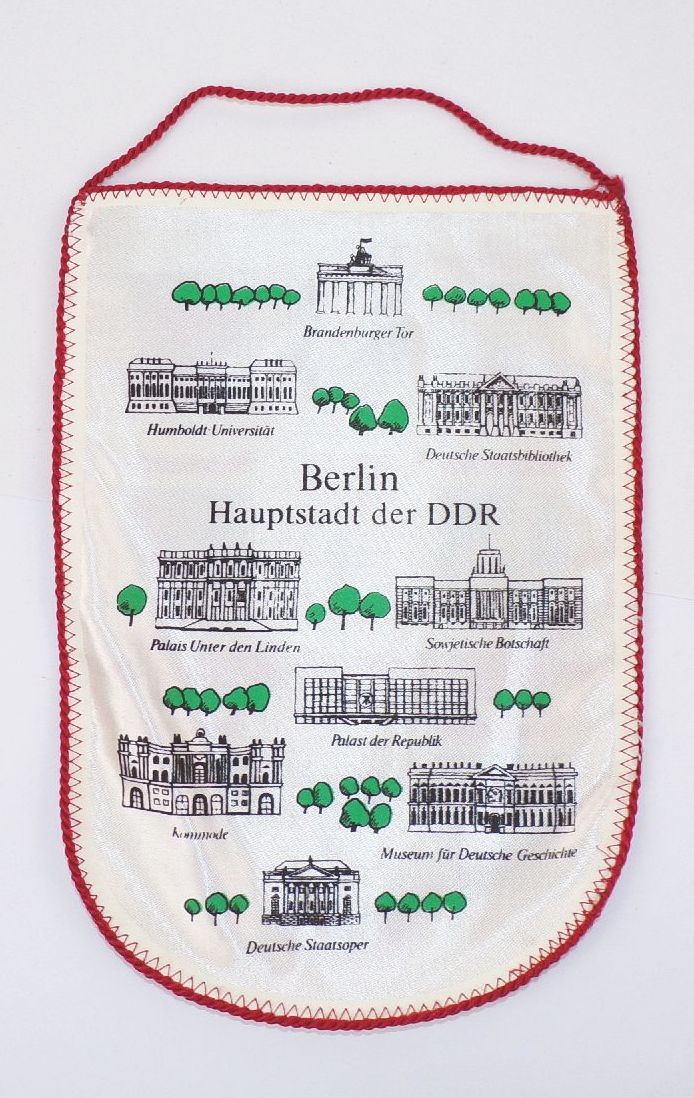 DDR Wimpel Berlin Hauptstadt der DDR Geschichte Berliner Wappen