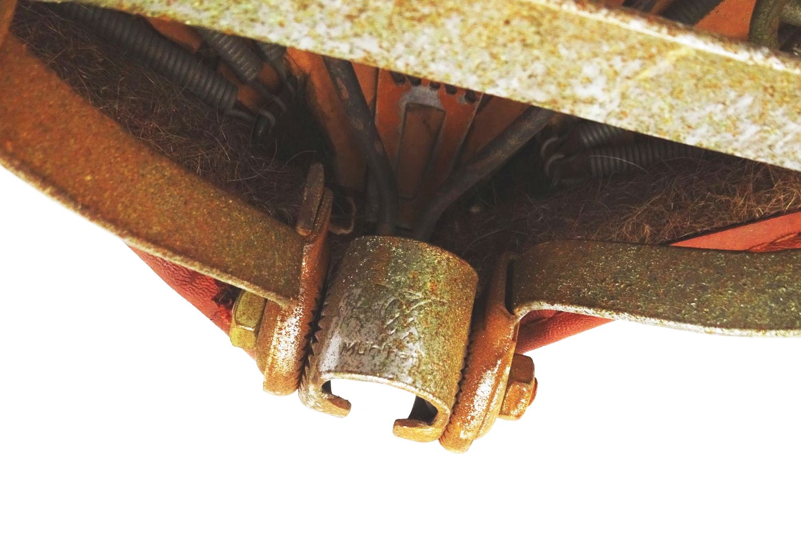 Alter Fahrradsattel Mühlhausen DDR Diamant Mifa Grau Feder Sattel Oldtimer Alter Fahrradsattel Mühlhausen DDR Diamant Mifa Grau Feder Sattel Oldtimer