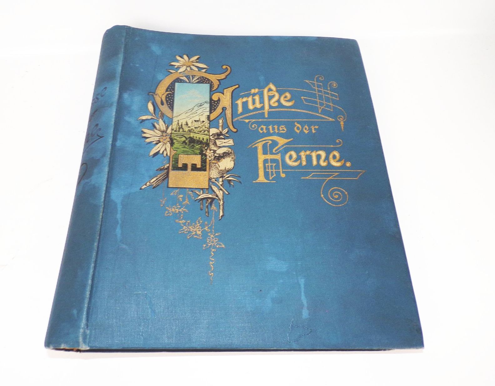 Leeres Postkartenalbum um 1900 Leer Ansichtskartenalbum