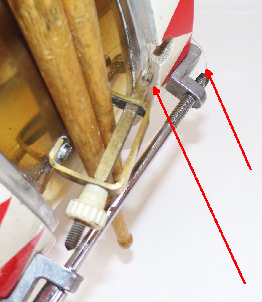 Alte Marschtrommel mit Zubehör Trommel 