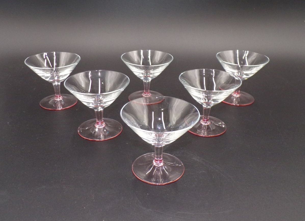 Likörglas 6 Stück Eierlikör Gläser Set Vintage 