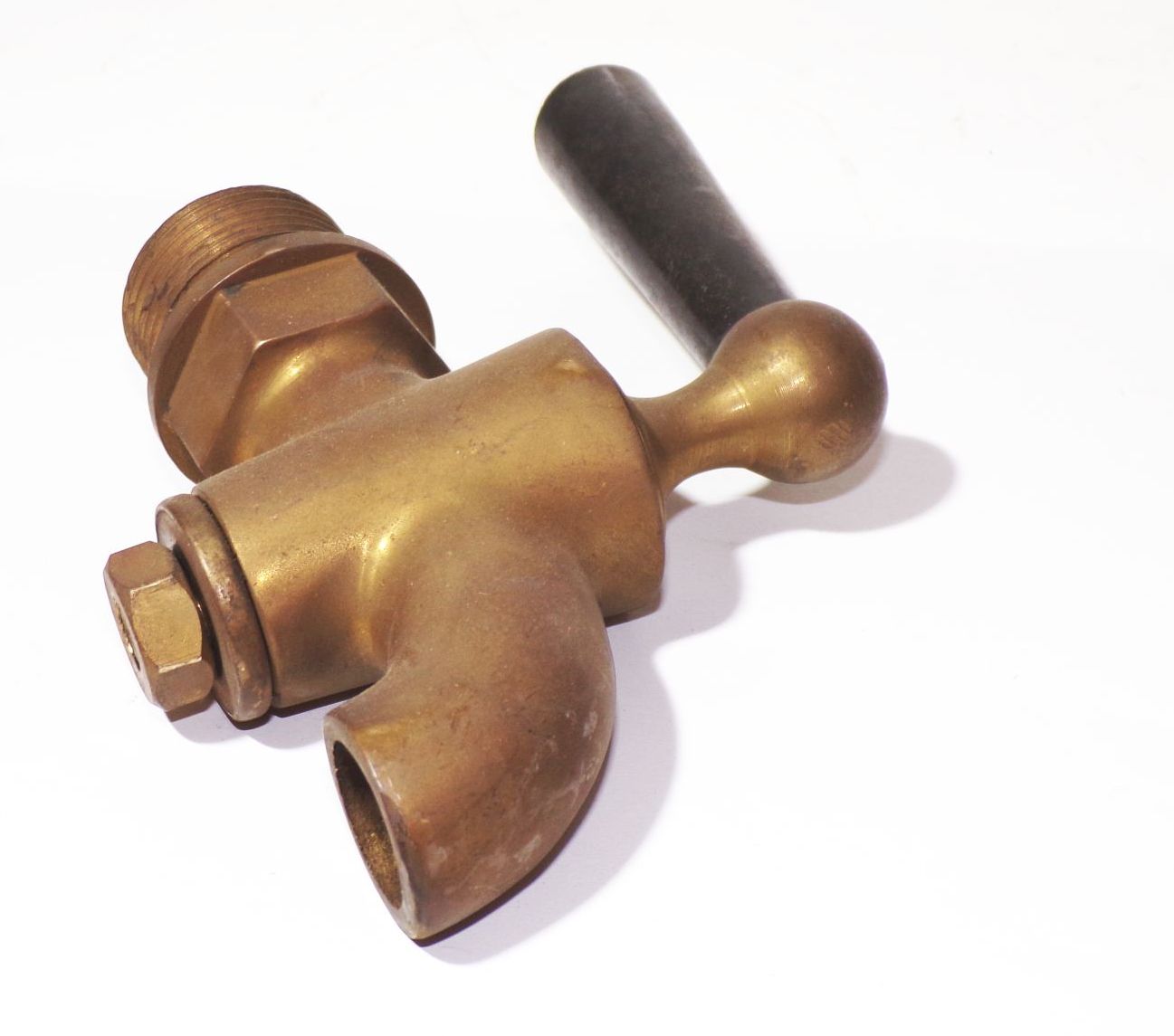 Zapfhahn Messing vintage Ablaufhahn