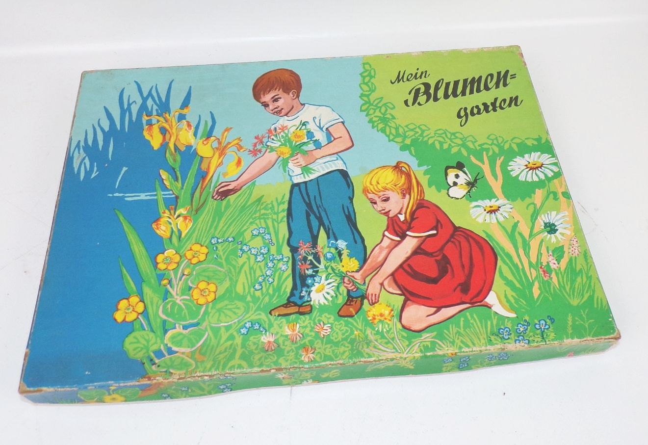 Mein Blumengarten DDR Brettspiel Spika Spielwerk Karl Marx Stadt 1967