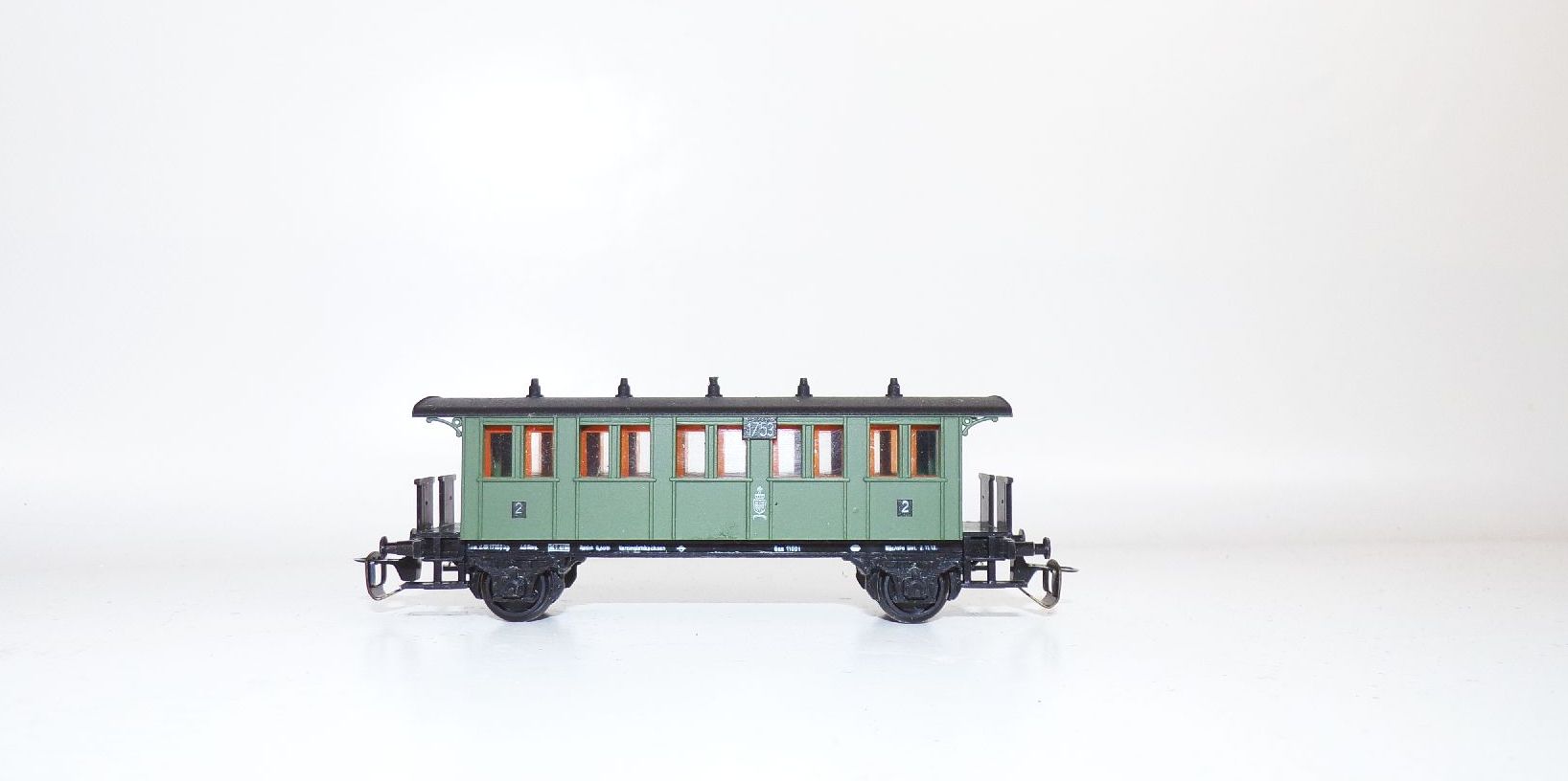 BTBB 3114 Personenwagen Grün 2 Klasse 