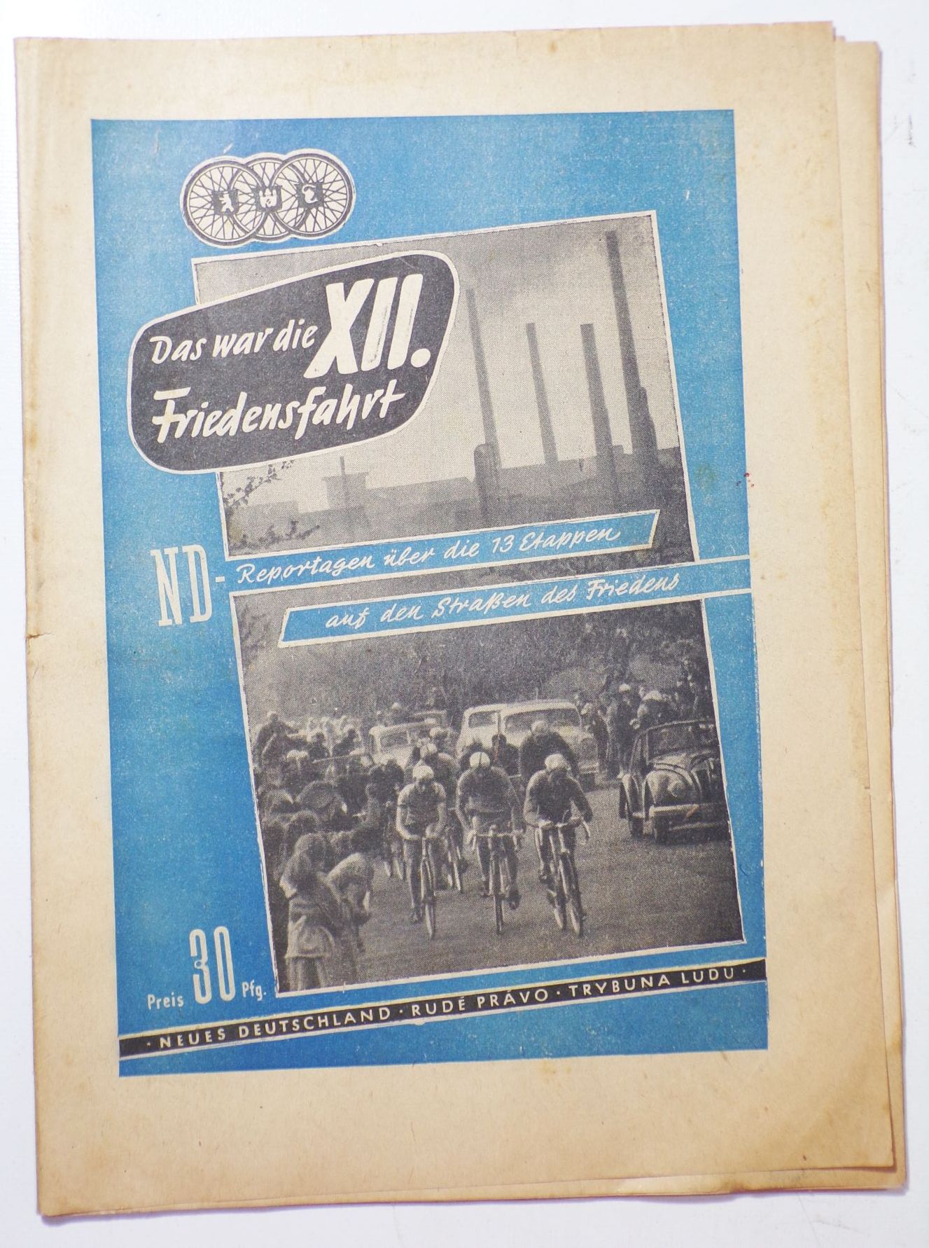 Neues Deutschland Reportage Friedensfahrt 1960er Jahre Auswahl