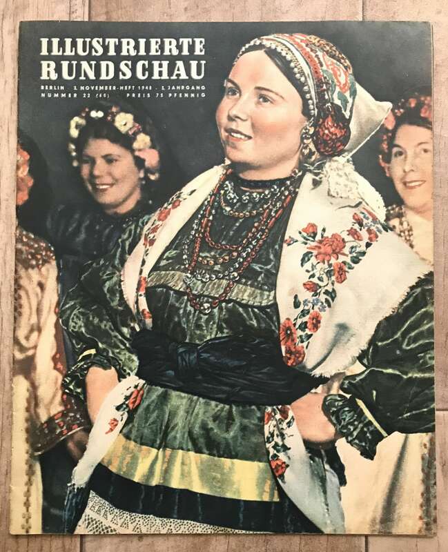 Illustrierte Rundschau 1947 bis 1948 DDR Zeitschrift