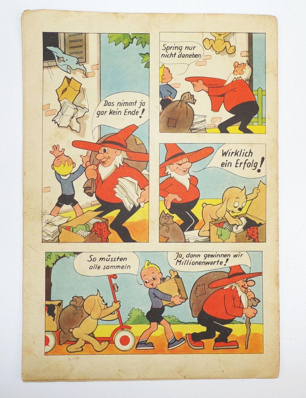 Atze Nr 6 von 1957 DDR Kinderzeitung Rumpelmännchen Atze Nr 6 von 1957 DDR Kinderzeitung Rumpelmännchen