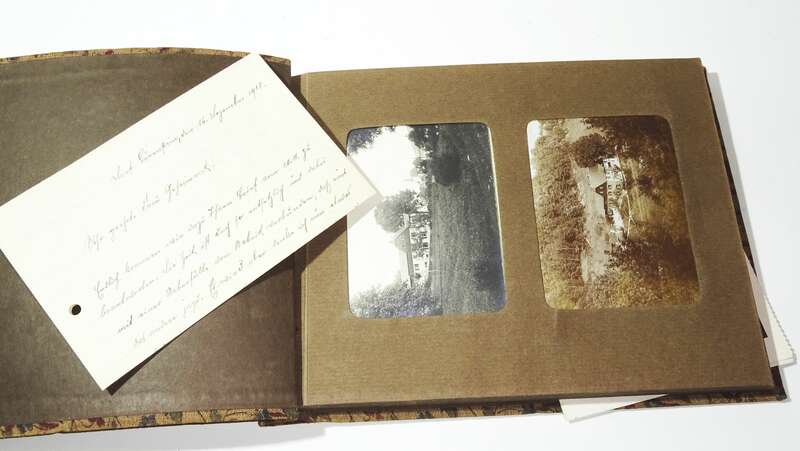 2 x Fotoalbum Bärenstein Sachsen um 1910 1915er 