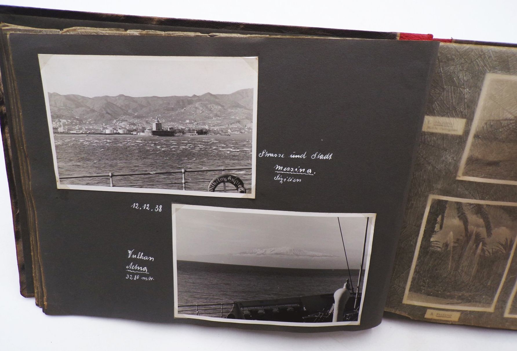 Fotoalbum Wilhelm Gustloff Italien Griechenland 1938