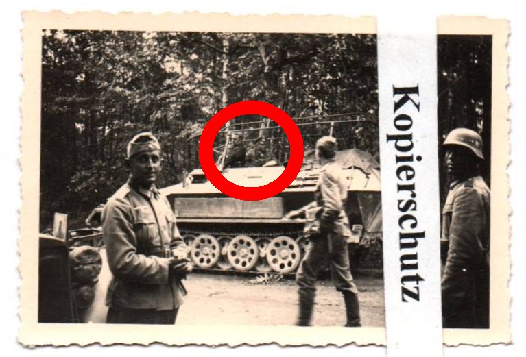 Foto Guderian 1940 SdKfz 251 