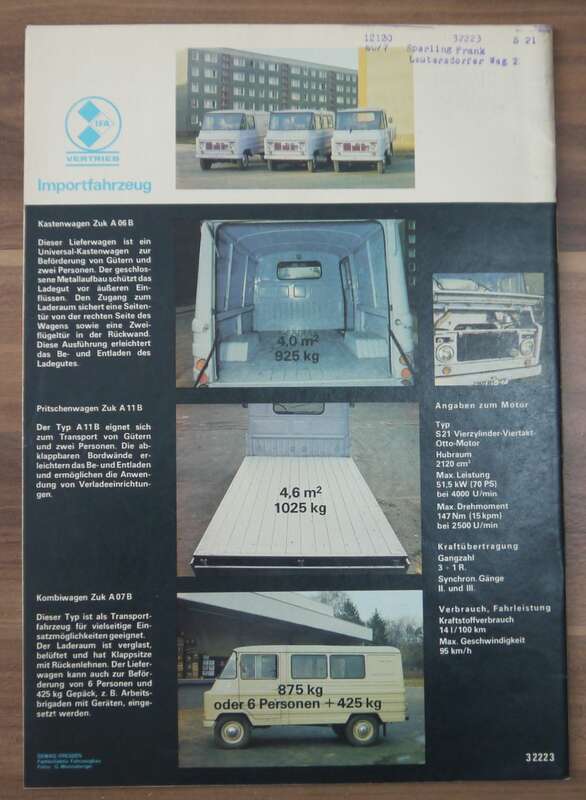Technische Einzelheiten Skoda 105 120 Februar 1977 KFT Zeitschrift DDR