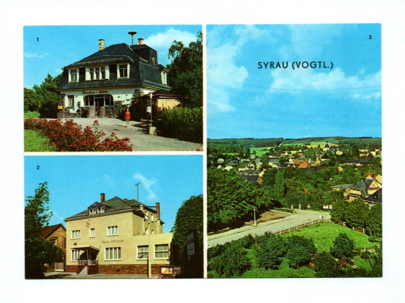 Ak Syrau Gaststätte Haus Vogtland 1975 Drachenhöhle Ak Syrau Gaststätte Haus Vogtland 1975 Drachenhöhle