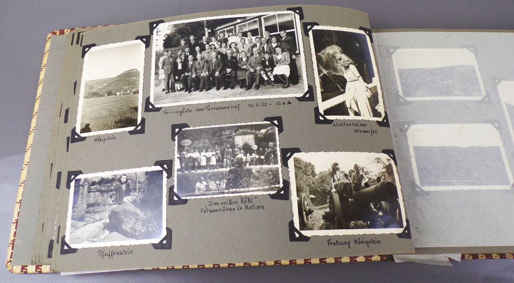 Fotoalbum Reise Urlaub DDR 1950 bis 1953 mit 252 Fotos Fotoalbum Reise Urlaub DDR 1950 bis 1953 mit 252 Fotos