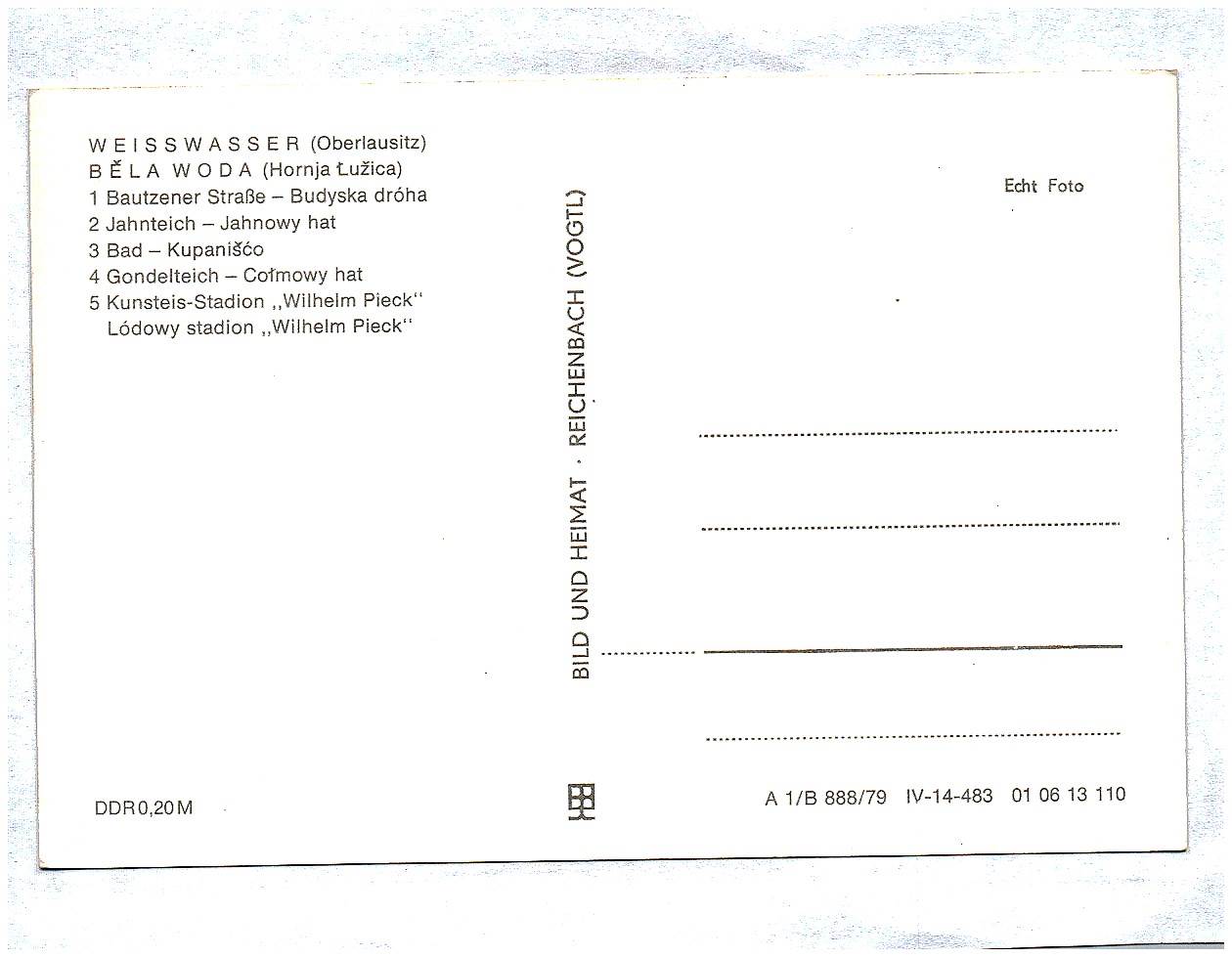 Ak Weisswasser Oberlausitz Sachsen Bautzener Straße Jahnteich Echtfoto Gondelteich DDR Ak Weisswasser Oberlausitz Sachsen Bautzener Straße Jahnteich Echtfoto Gondelteich DDR