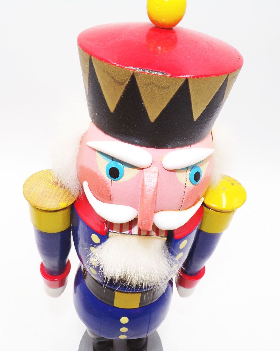 Alter Vero Nussknacker Weihnachtsschmuck mit Originalkarton DDR