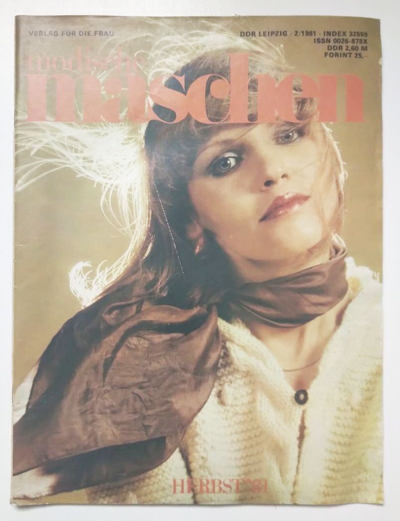 Modische Maschen 1981 Nr 2 mit Schnittmuster alte Modezeitschrift