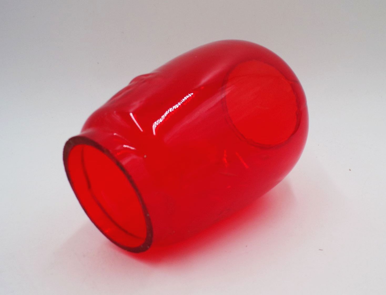 Altes Feuerhand Lampenglas Rot Ersatzglas Lampenschirm Deko Altes Feuerhand Lampenglas Rot Ersatzglas Lampenschirm Deko