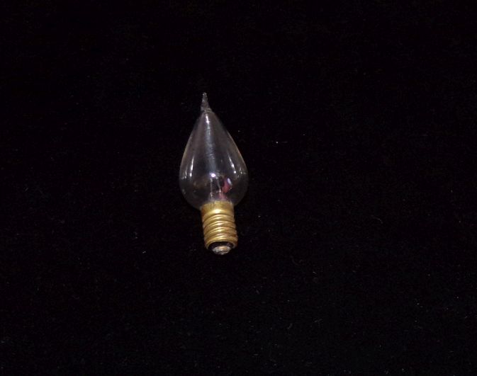 Alte Glühbirne Glühlampe Rot E10 mit Spitze Klein Vintage 