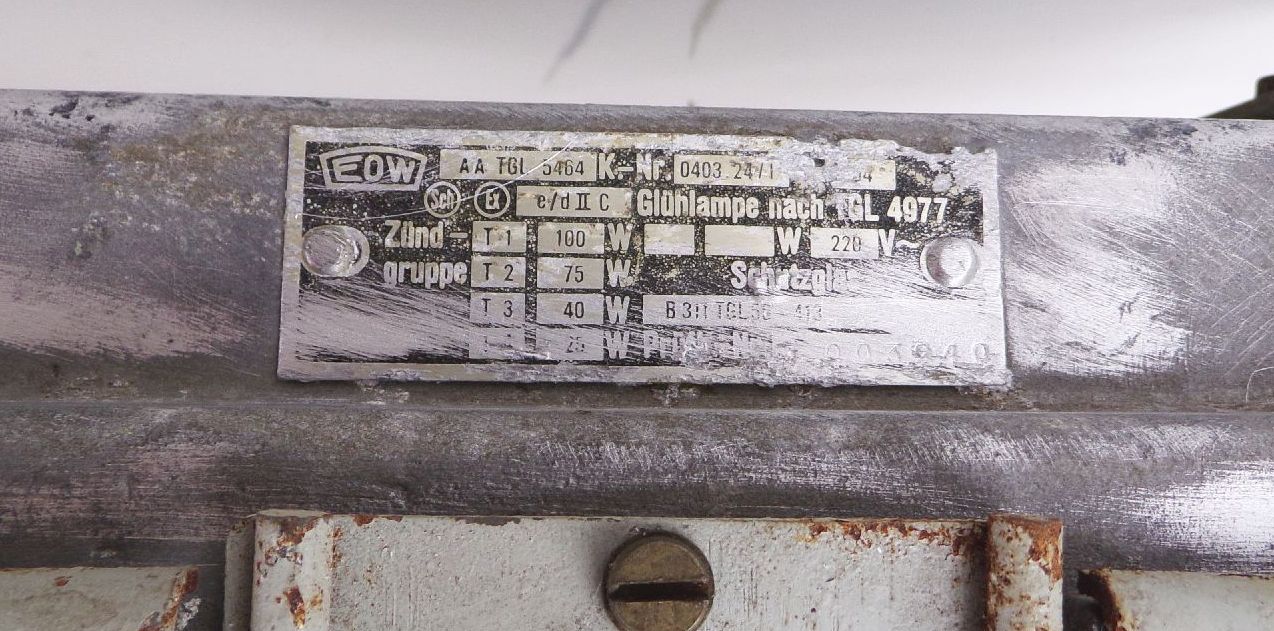 Alte Bunkerlampe Gitterleuchte Ex Geschützt E27 Loft Industrie Design Alte Bunkerlampe Gitterleuchte Ex Geschützt E27 Loft Industrie Design